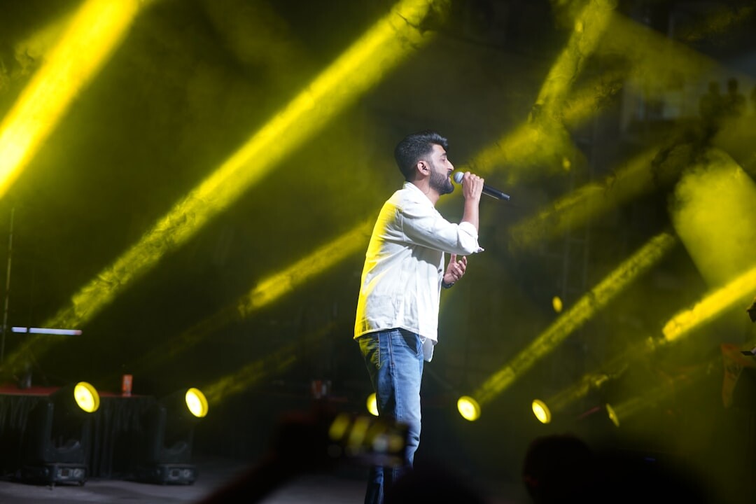 maluma performing on stage
