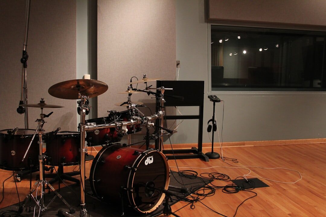 music studio recording session